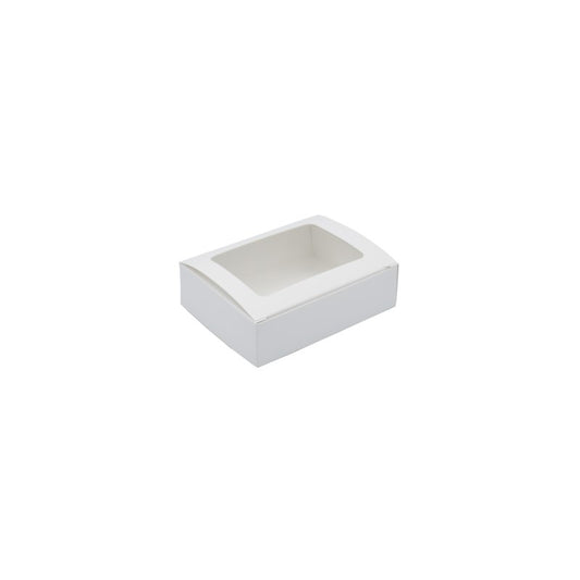 White Box with Window, 1/4 lb, 1 piece, each