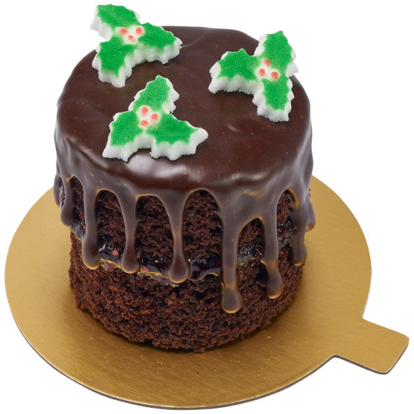 Holly Sugar Dec-Ons, 9 Pack