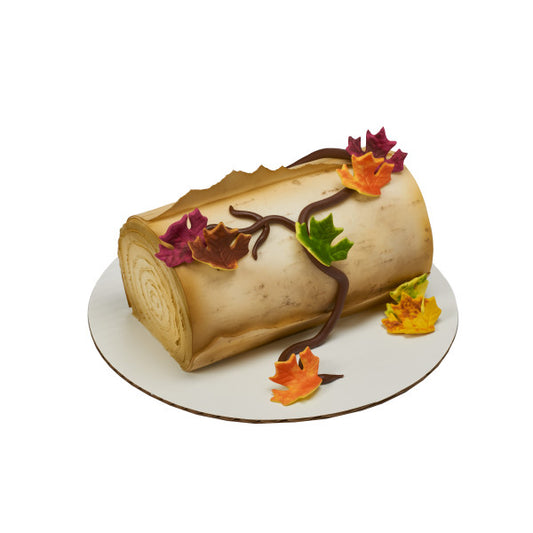 Gum Paste Fall Leaves Assorted, 8 pack