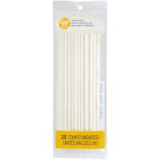 Lollipop Sticks, 8", 25 Pack