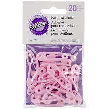 Pink Safety Pins, 20 Pack