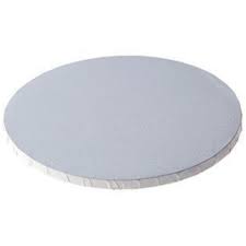 Round Cake Drum, 8", White
