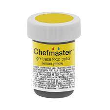 Lemon Yellow Gel Color