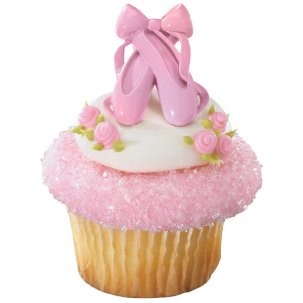 Ballet Slippers Rings, 6 Pack