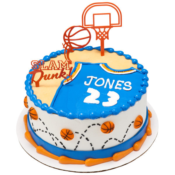 Basketball Sugar Dec-Ons, 7 Pack