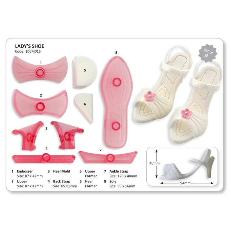 JEM Lady's Shoe Cutter Set, 8 Piece