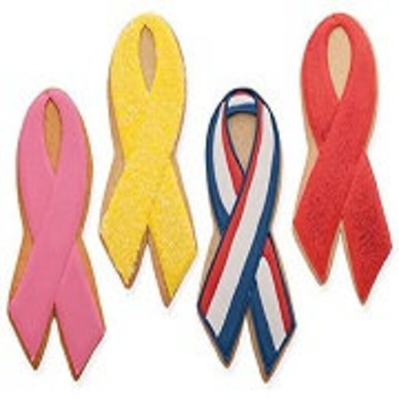 Awareness Ribbon Cookie Cutter, 4"
