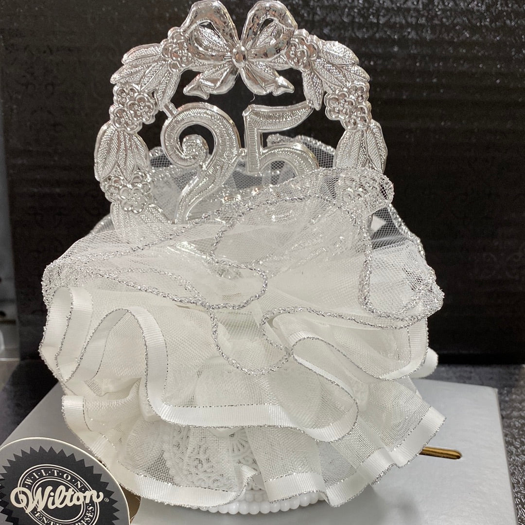 25th Anniversary Cake Top