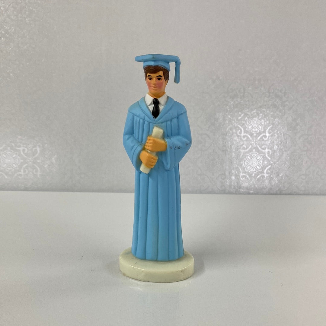 Graduate Boy, Light Blue Robe