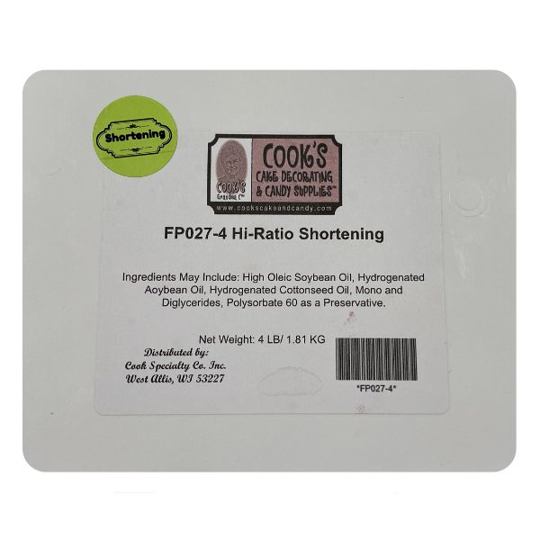 Hi-Ratio Shortening, 4lb