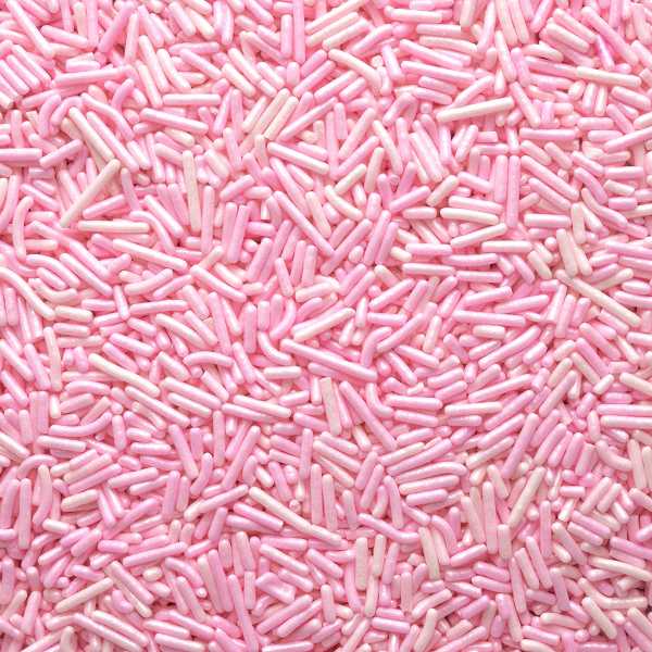 Jimmies Light Pink Pearl Bits, 3oz