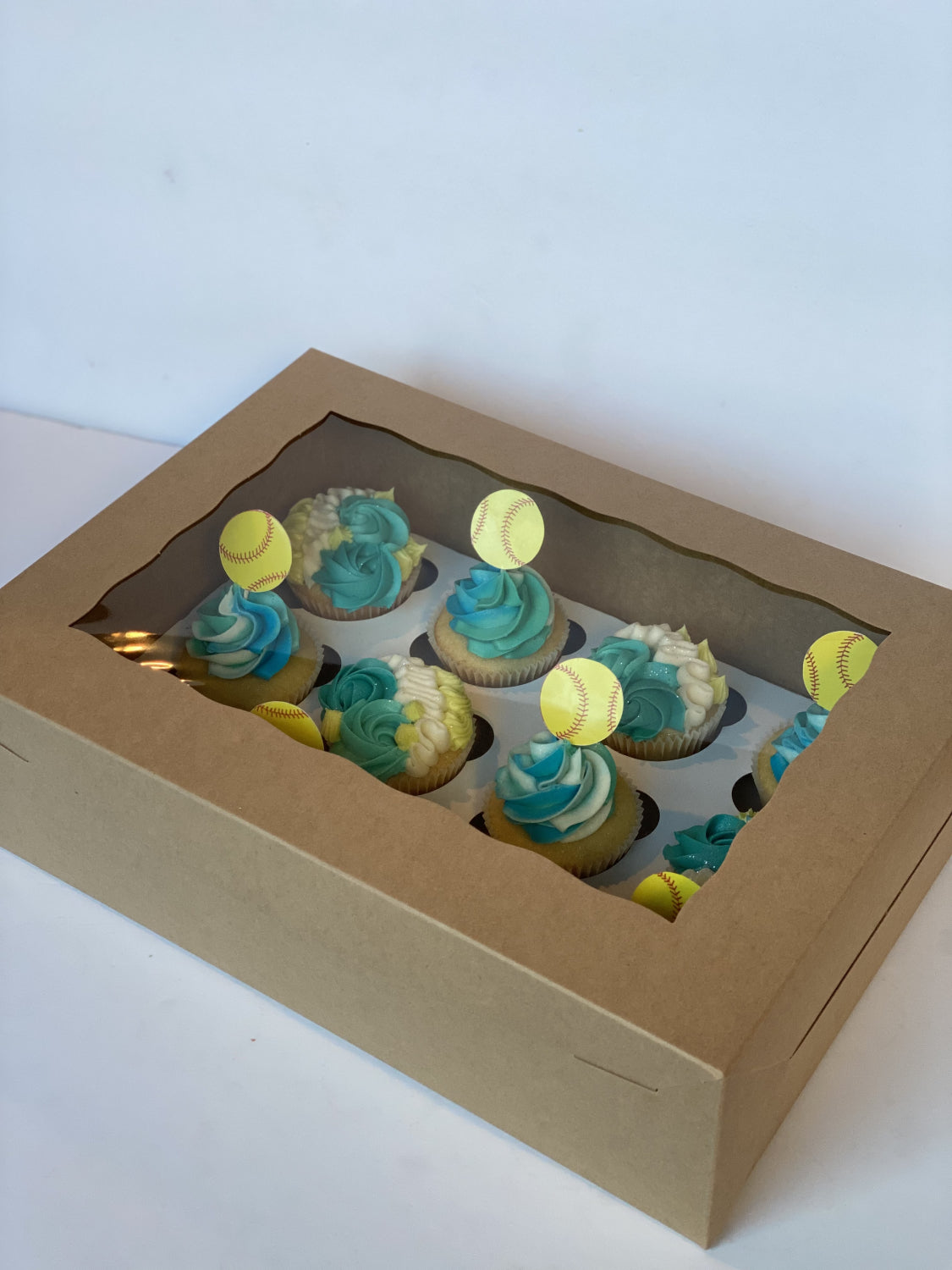 Cupcake Box, Holds 12, Kraft