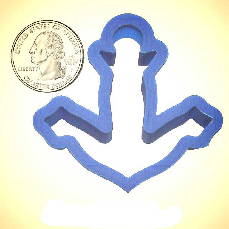 Mini Anchor Plastic Cookie Cutter