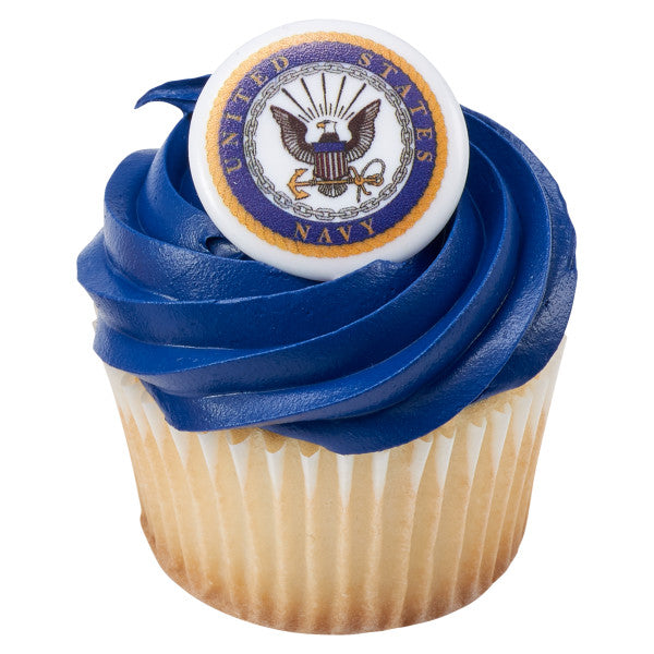 Military Navy Rings, 8 Pack