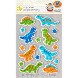 Dinosaur Birthday Icing Decorations
