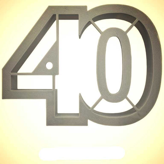 40 Plastic Cookie Cutter, 4"