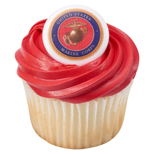 Military Marine Corps Rings, 8 Pack