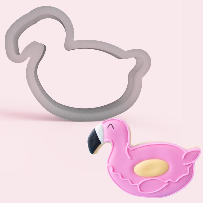 Flamingo Pool Float 3.75" Cookie Cutter