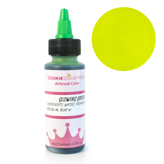 Glowing Green Airbrush Color, 2oz