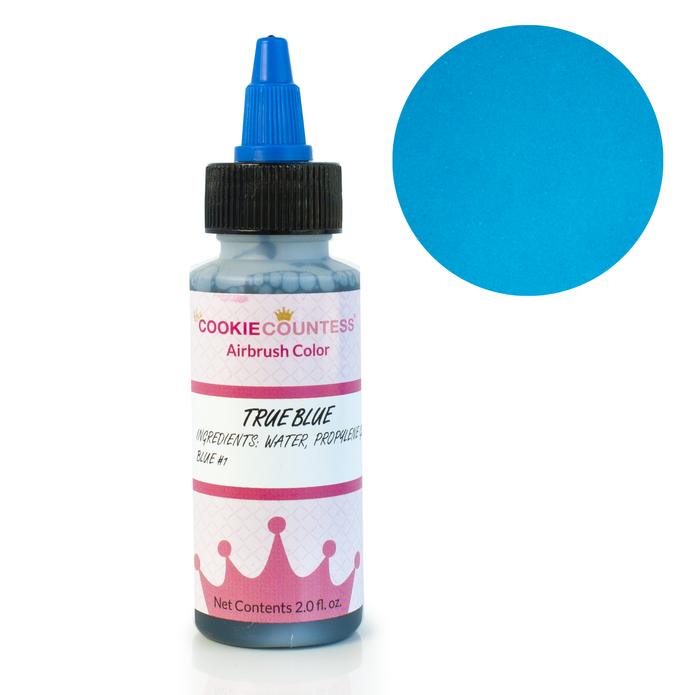 True Blue Airbrush Color, 2oz