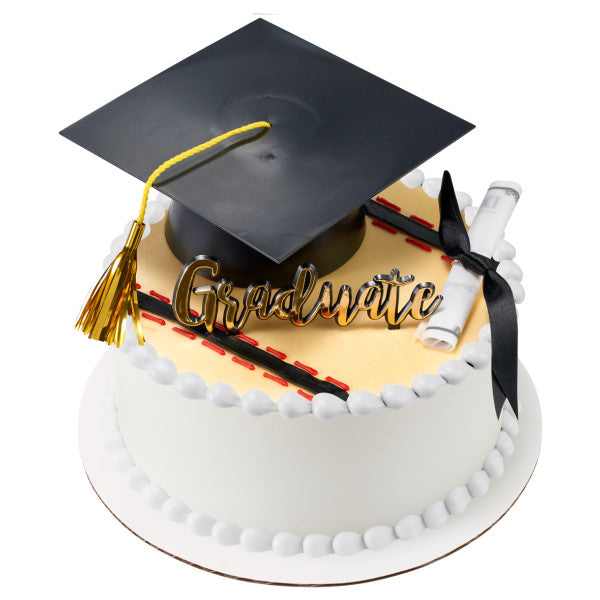 Mega Graduation Cap and Diploma Set