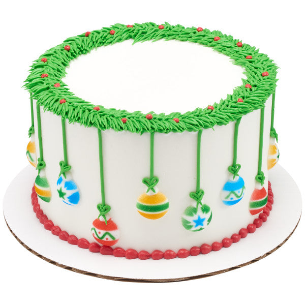 Mini Ornament Sugar Dec-Ons, 8 Pack