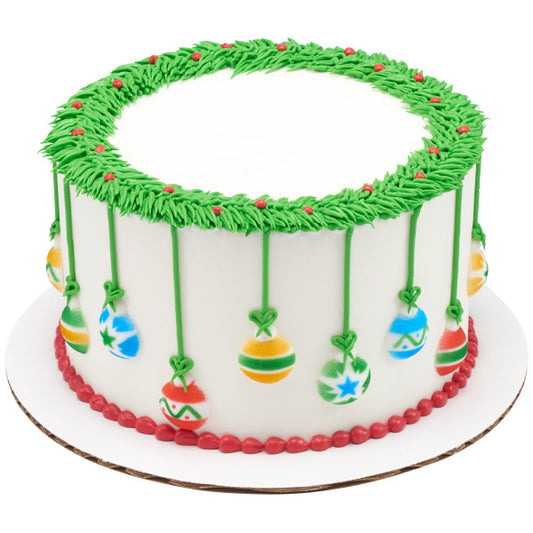 Mini Ornament Sugar Dec-Ons, 8 Pack