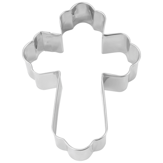 Elegant Cross Cookie Cutter, 3.5"