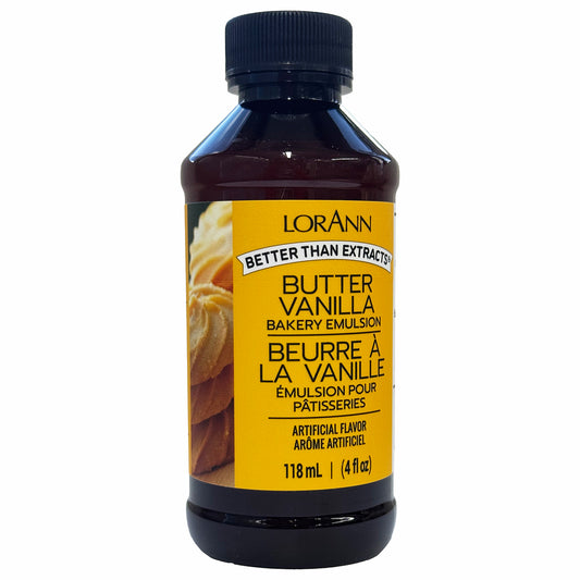 Butter Vanilla Bakery Emulsion, 4oz