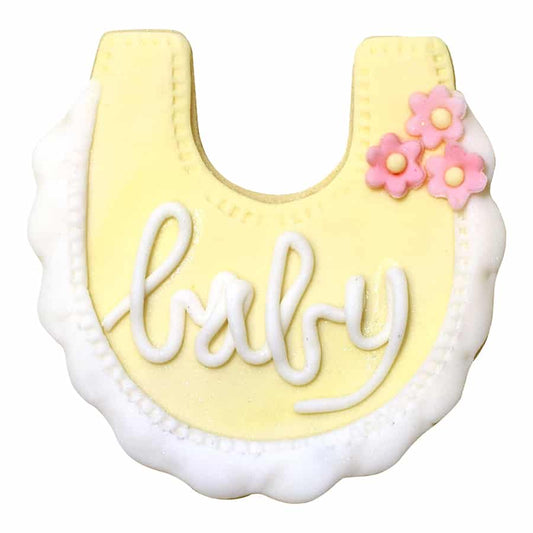 Baby's Bib Cookie Cutter, 3.25"