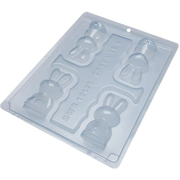 Small Seated Bunny 3-part Chocolate Mold