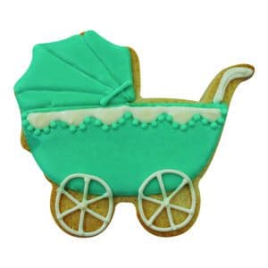 Baby Carriage Cookie Cutter, 4"
