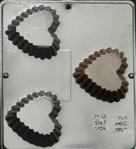 Heart 2-1/2" Dessert Cup Mold, 3-cavity