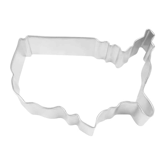 United States / USA Map Cookie Cutter, 4.25"