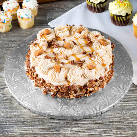 Round Cake Drum, 10", Silver