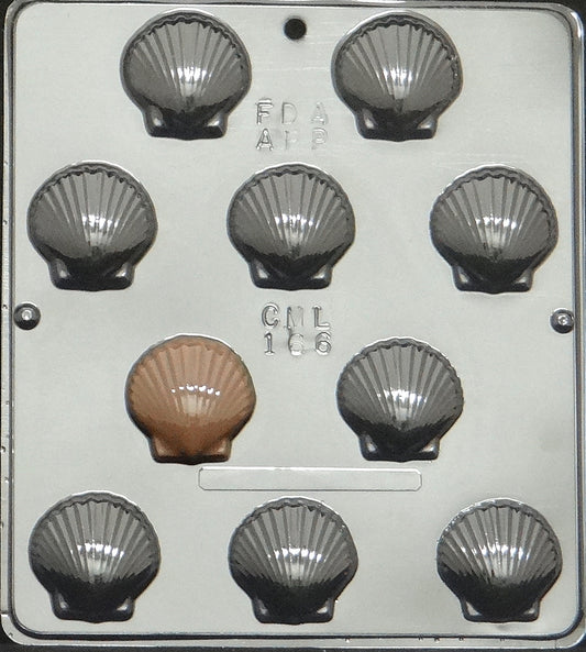 Scallop Shells Bite Size Mold (10 cavity)