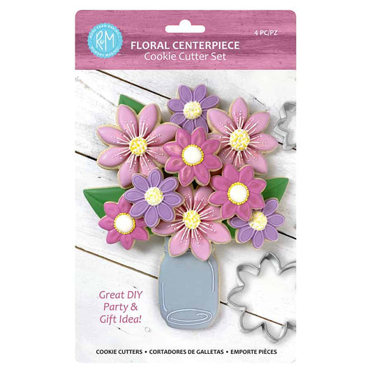 Floral Centerpiece Cookie Cutter Set