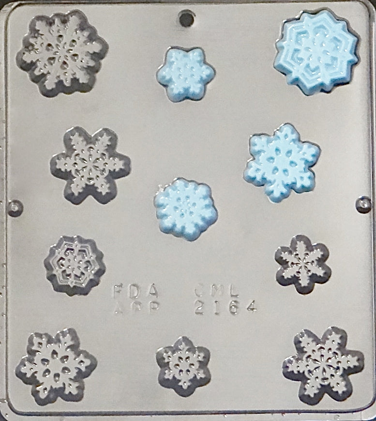 Mini Assorted Snowflakes Mold