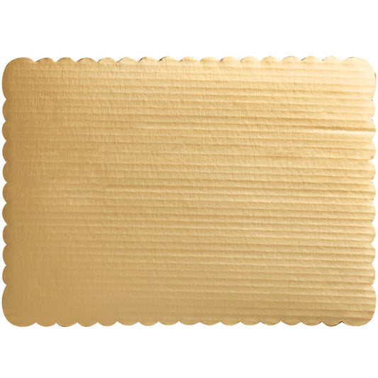 Cake Board, Quarter Sheet Gold