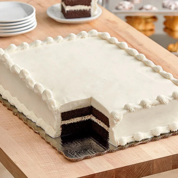 Cake Board, Half Sheet Black