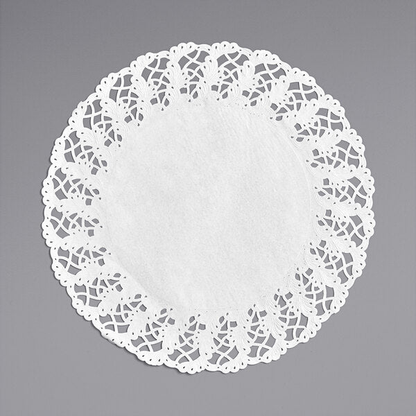 White Paper Lace Doilies 16", 5 Pack