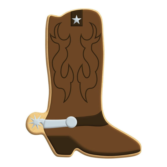 Cowboy Boot Cookie Cutter, 3"