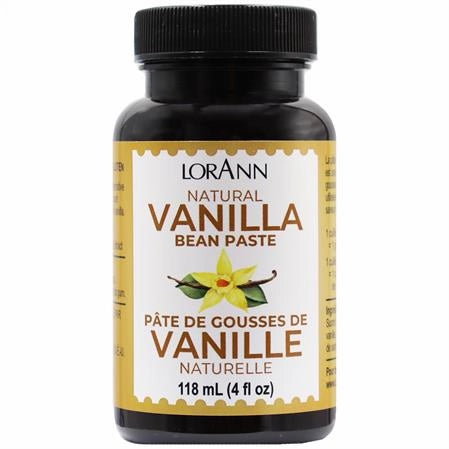 Natural Vanilla Bean Paste, Lorann 4oz