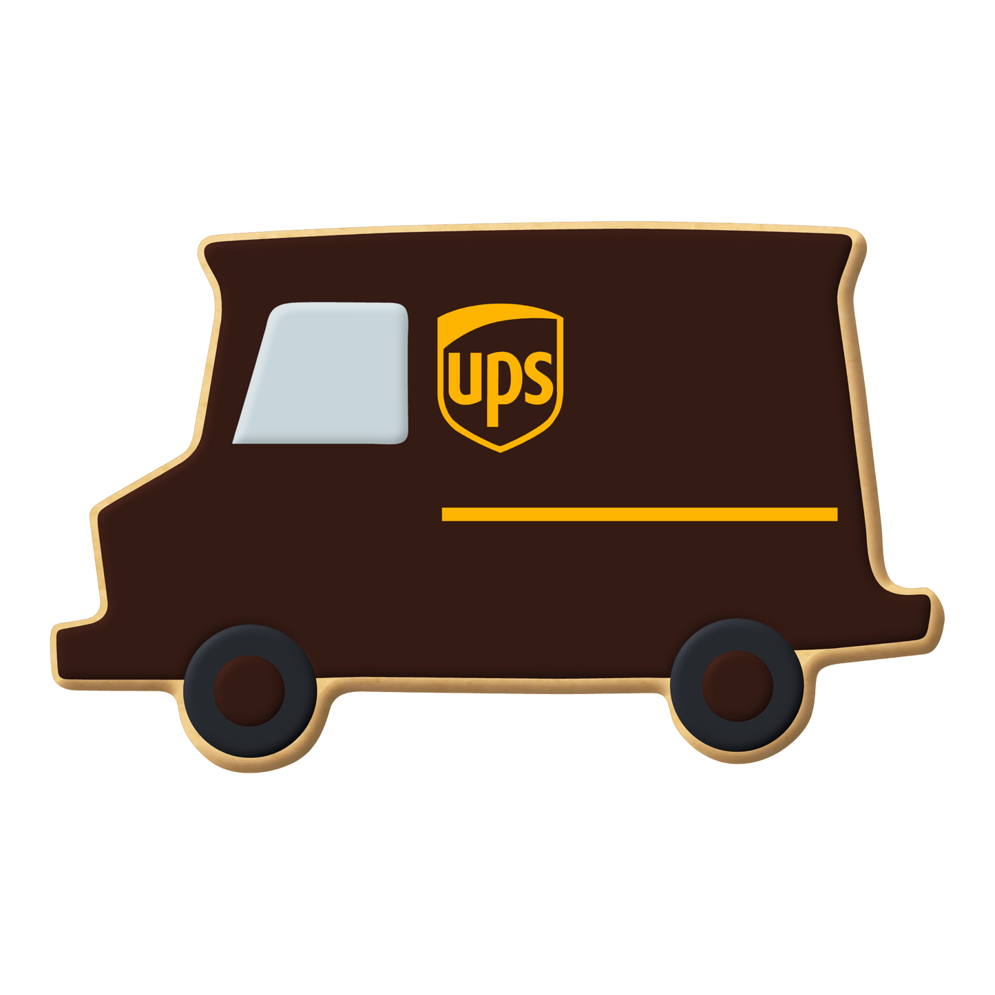 Delivery Food Truck Cookie Cutter, 4-1/8"