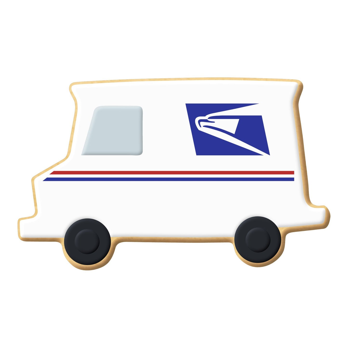 Delivery Food Truck Cookie Cutter, 4-1/8"