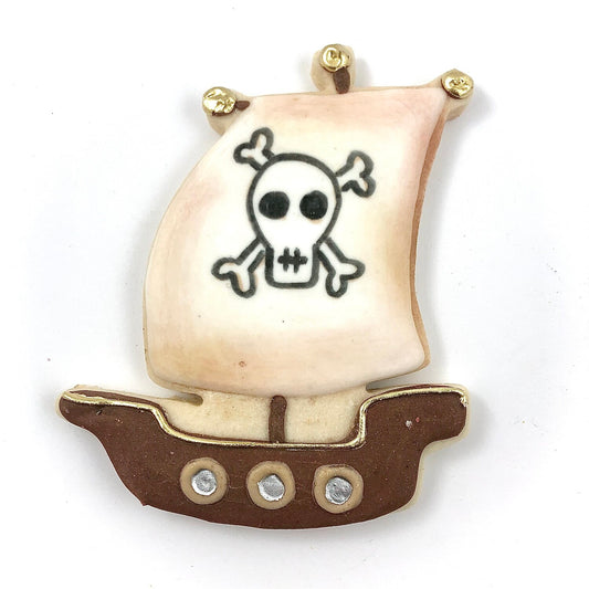 Pirate Ship Cookie Cutter, 5"