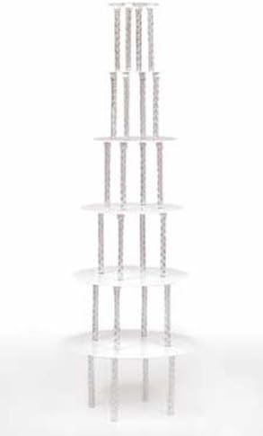 Wilton Crystal Clear Cake Divider - 14" White Divider Plate Only