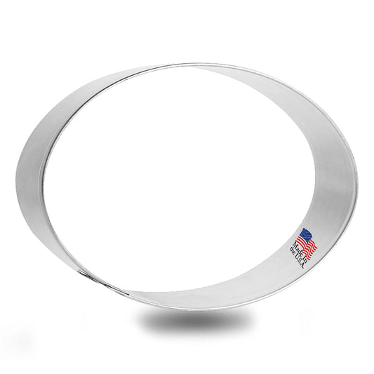 Oval Cookie Cutter, 4 x 2.75"