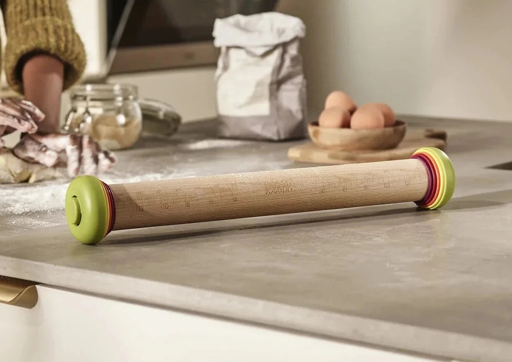 Updated Adjustable Rolling Pin Wood, Multi Color