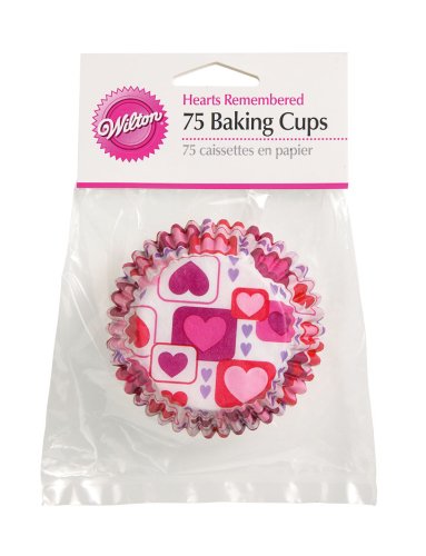 Hearts Remembered Baking Cup, 75 Pack